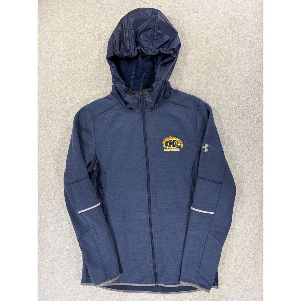 Kent State Golden Flashes Under Armour Hoodie Jacket (Men's Small) Blue